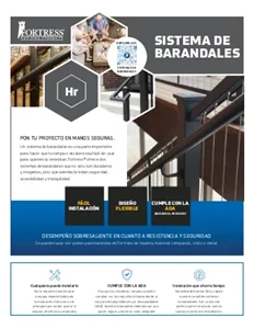 Handrail Systems Sales Sheet
